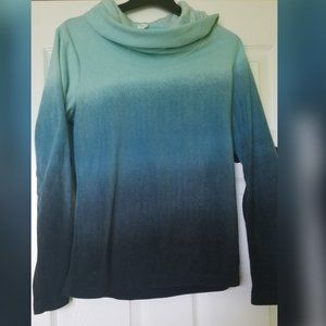 Ideology cowl neck ombre sweater